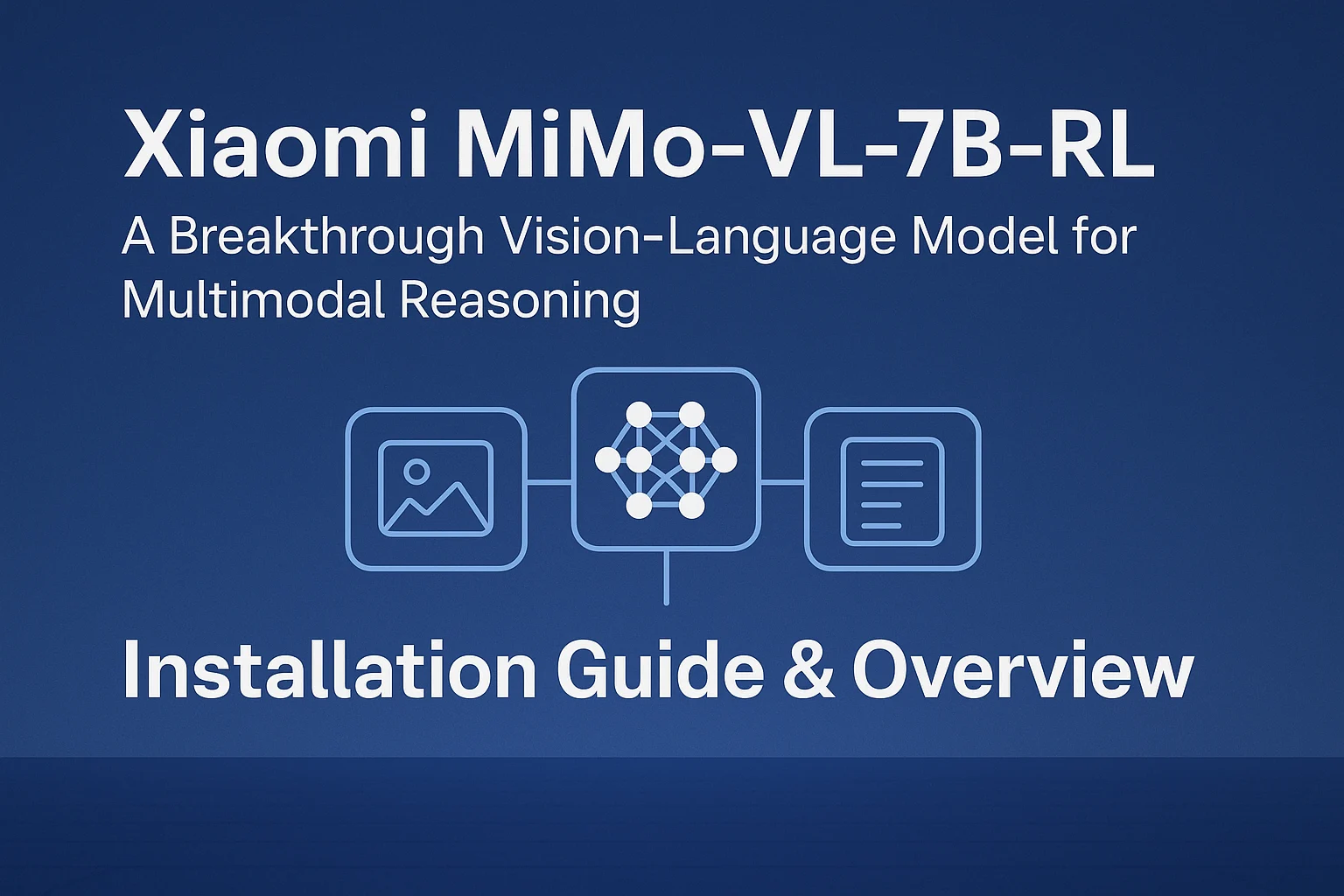 Xiaomi MiMo-VL-7B-RL architecture showcasing vision-language fusion and reinforcement learning
