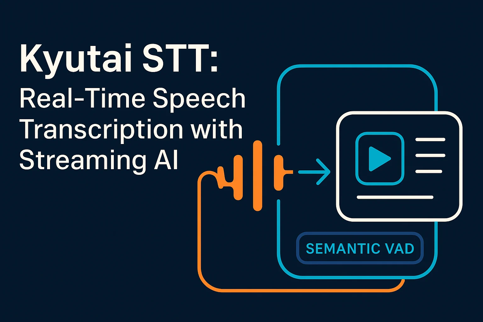 Kyutai STT architecture showing Mimi and Moshi components for real-time transcription