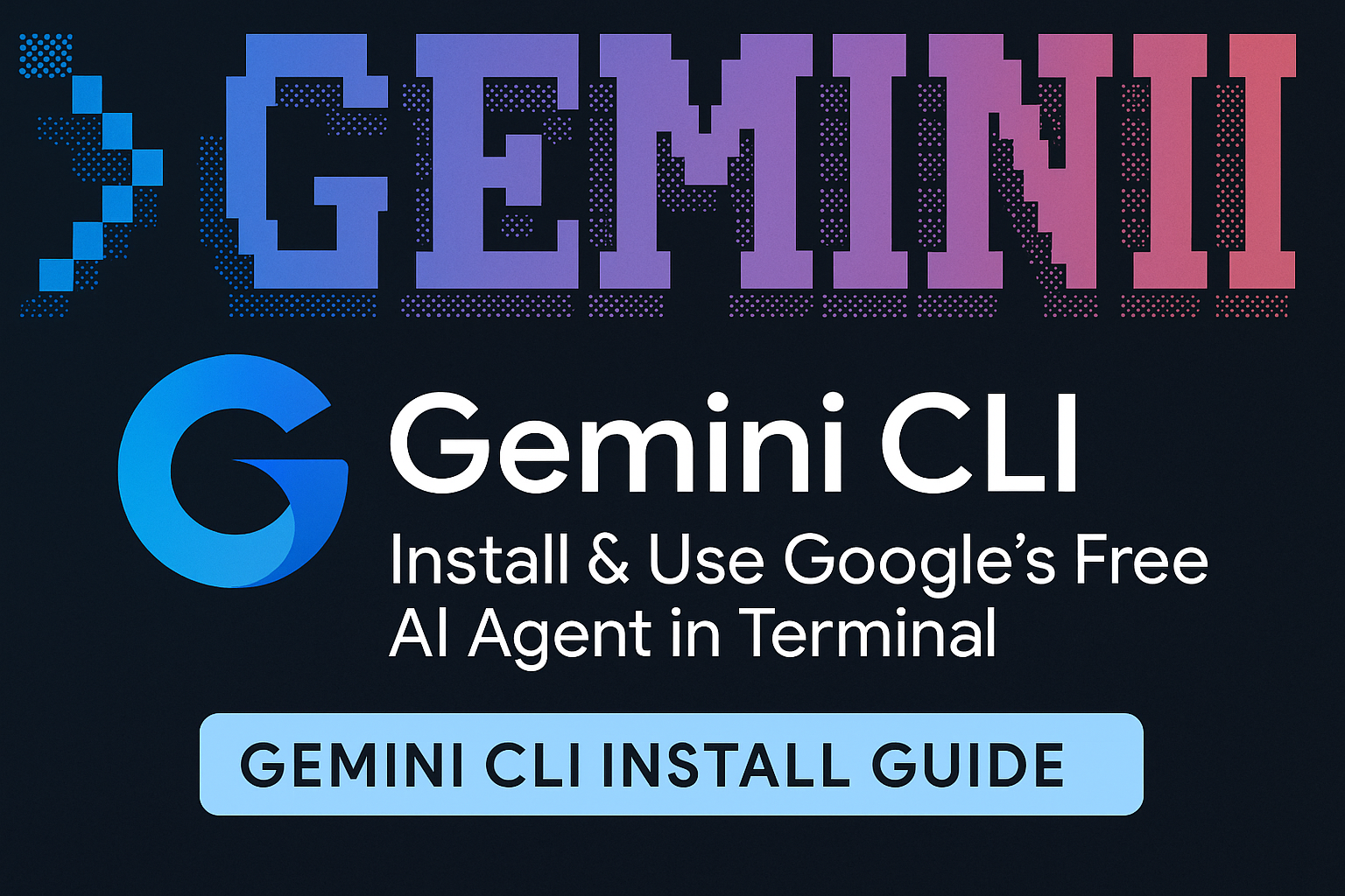Gemini CLI showing AI-generated code in a terminal window