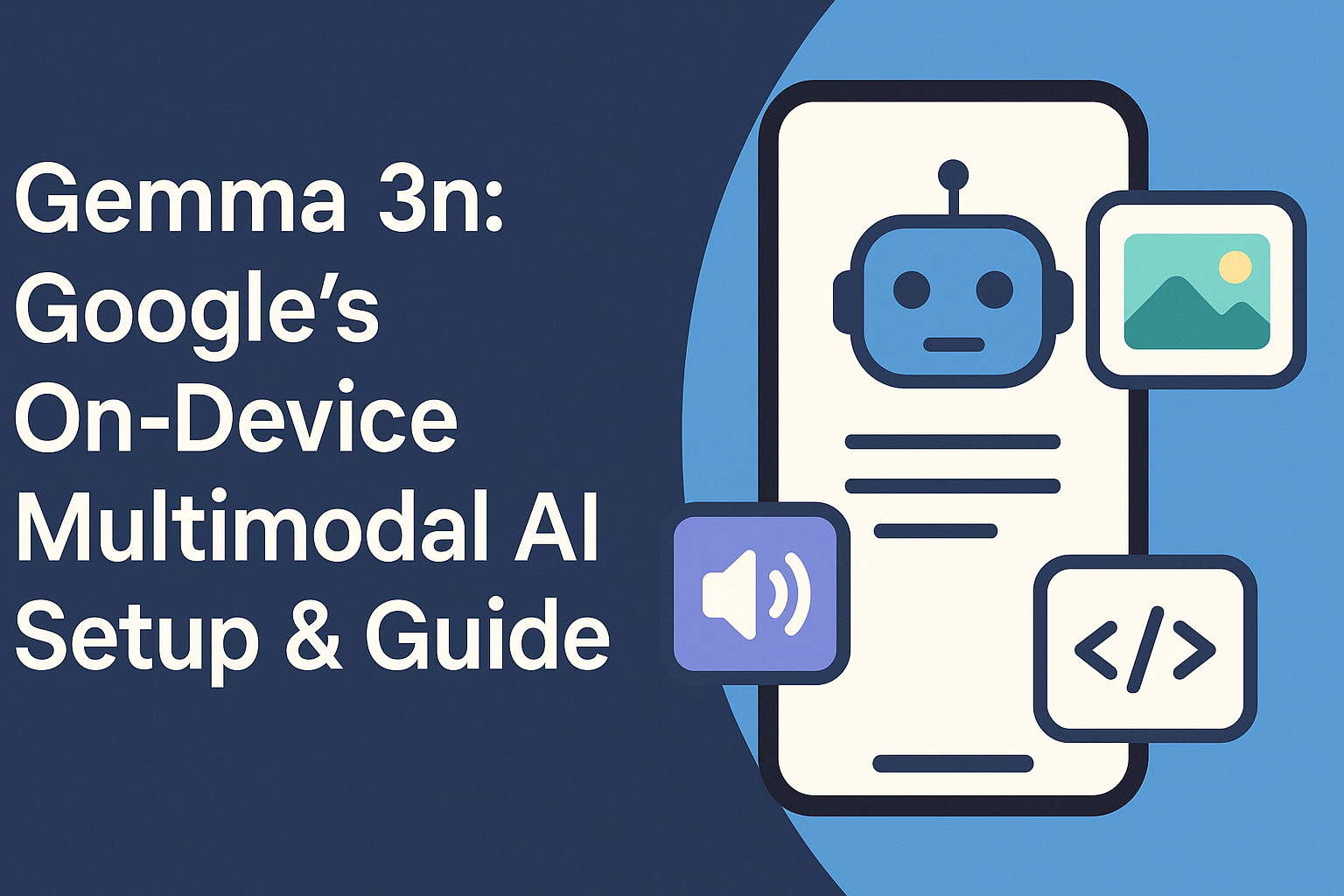 Gemma 3n running multimodal AI tasks: vision, audio, and text