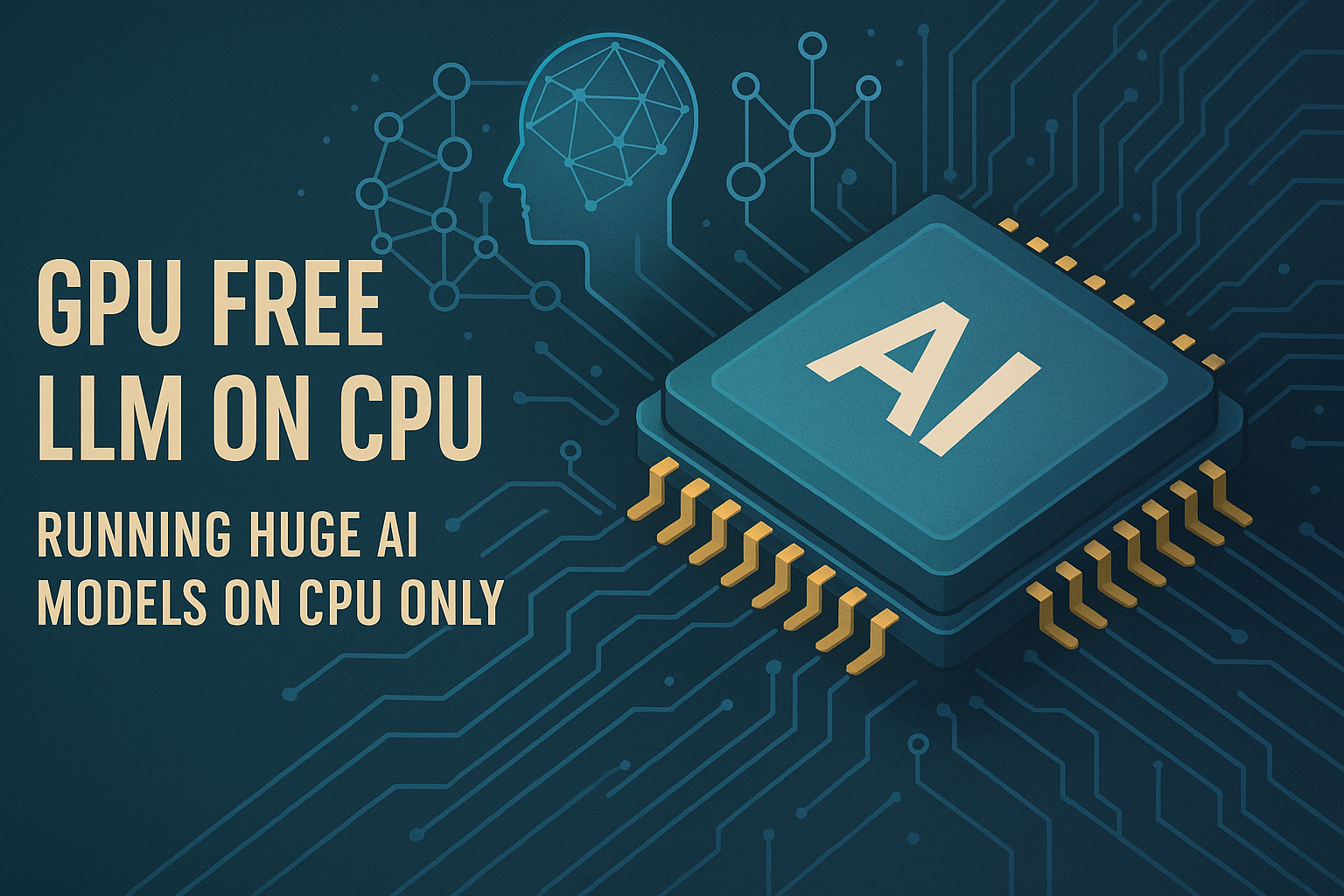GPU Free LLM on CPU – Deploy Massive AI Models Easily