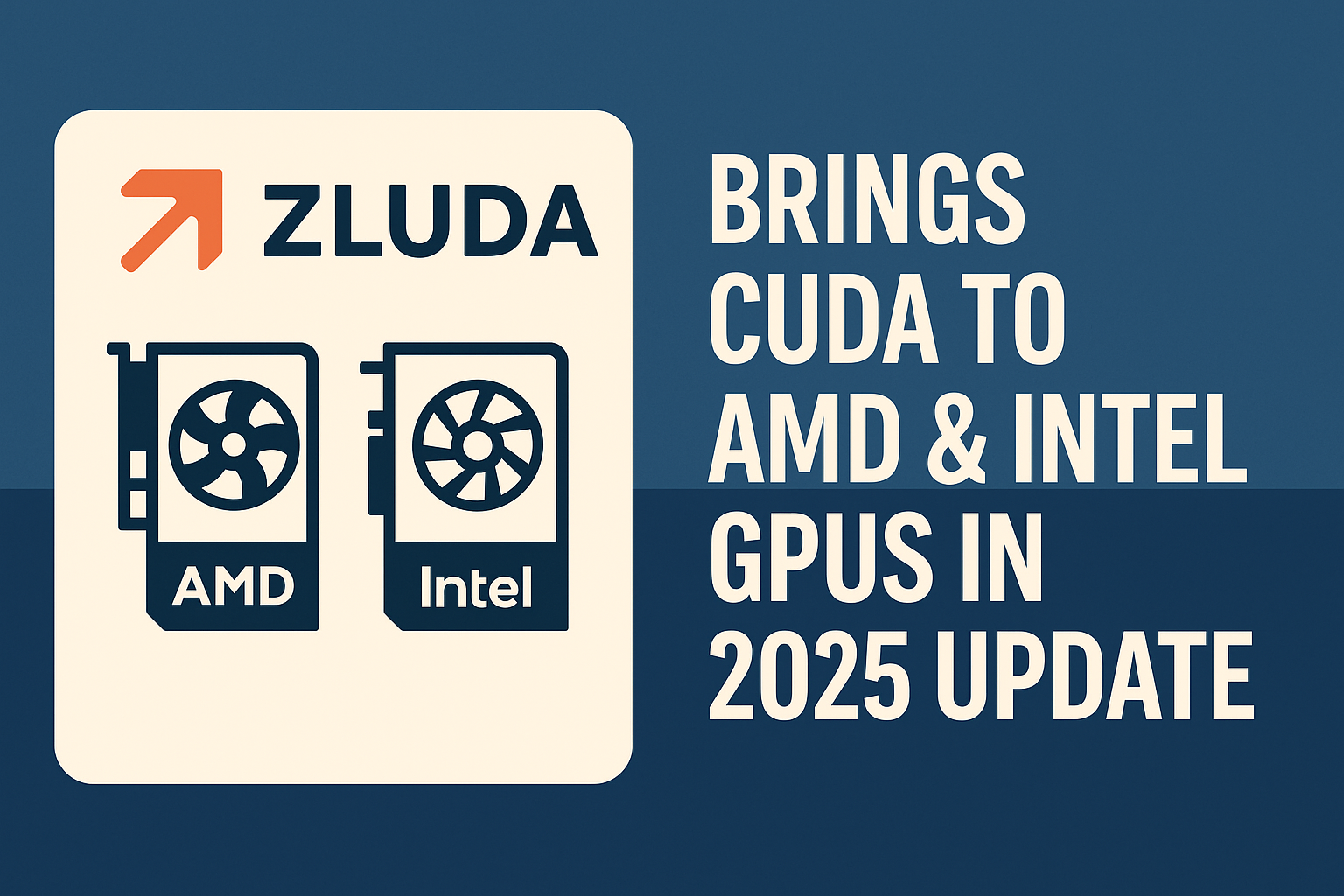 ZLUDA running CUDA on AMD GPU